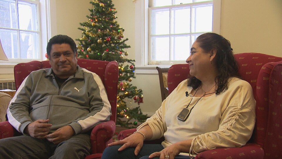 Manuel Rodriguez et Georgina Flores.