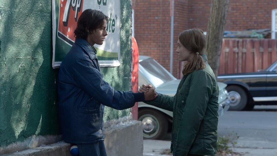 Les acteurs Henri Picard et Mylia Corbeil-Gauvreau dans le film «Les rois mongols».