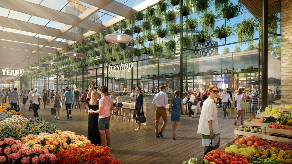 Une maquette du projet.