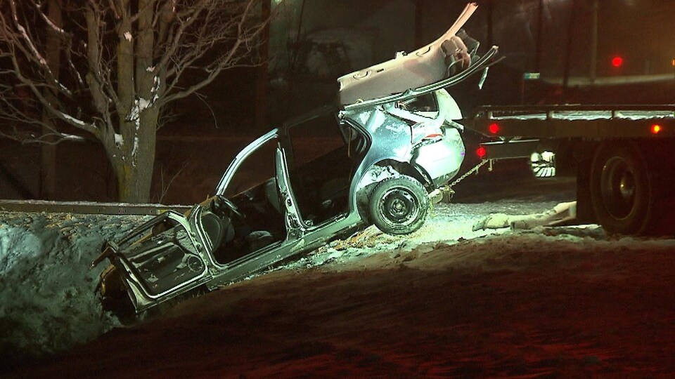 Accident à SaintAlexandred'Iberville le jeune conducteur à