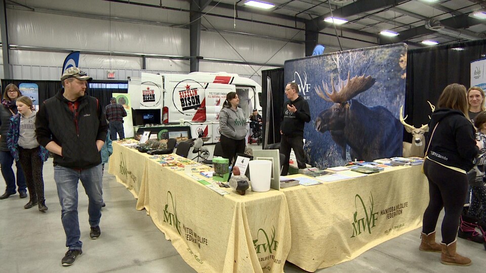 Le Salon du plein air à la Red River Exhibition Association de Winnipeg, au Manitoba, le 5 février 2023.