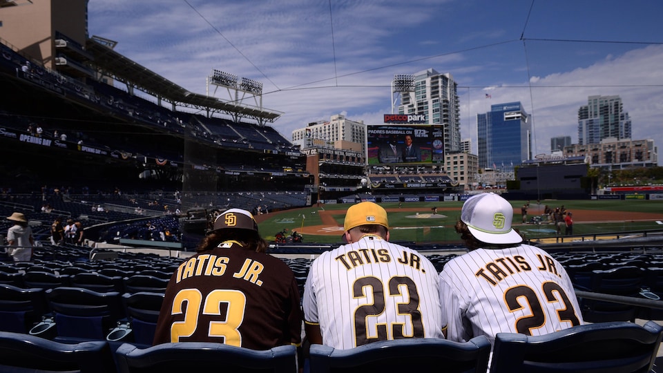 Patrice's supporters, the San Diego baseball team.