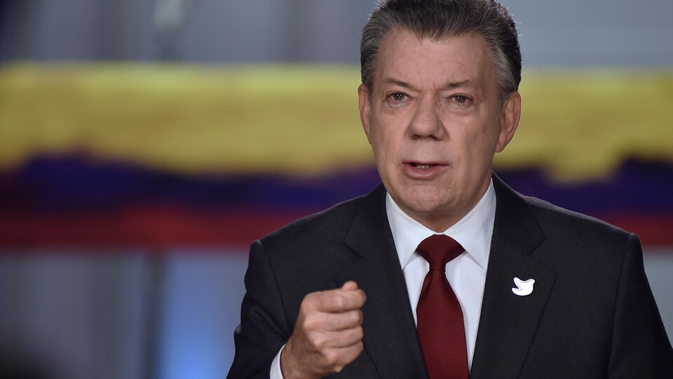 Le président colombien Juan Manuel Santos.