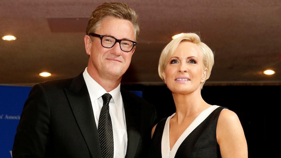 Les journalistes Joe Scarborough et Mika Brzezinski