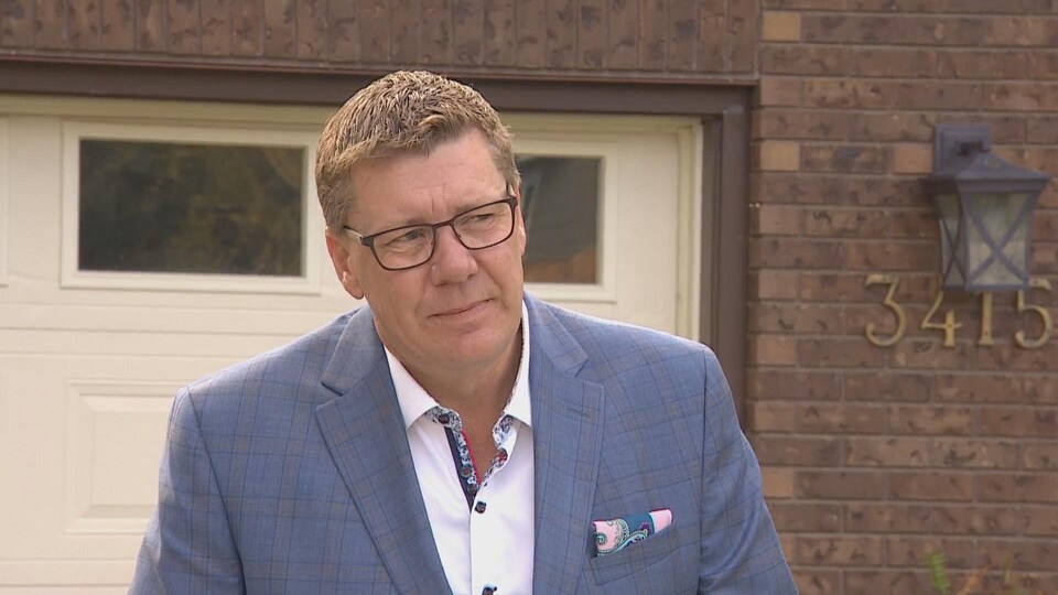 Scott Moe en conférence de presse, le 30 septembre 2020.