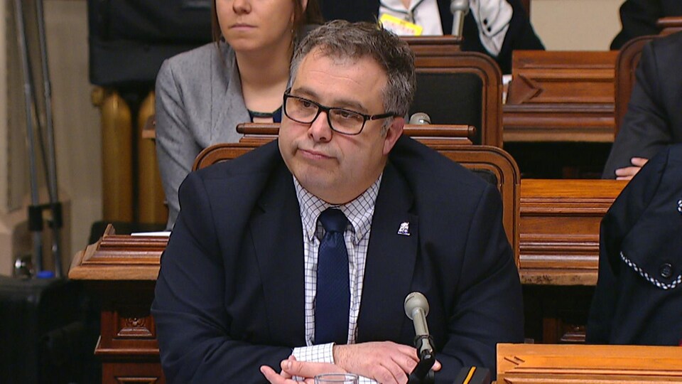 Le ministre de l'Éducation du Québec, Sébastien Proulx