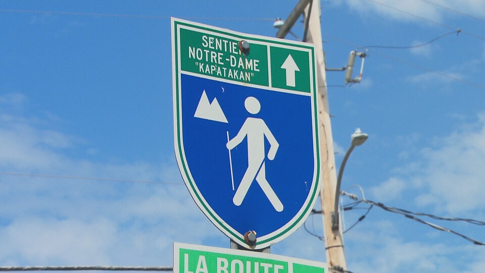 L'affiche du sentier