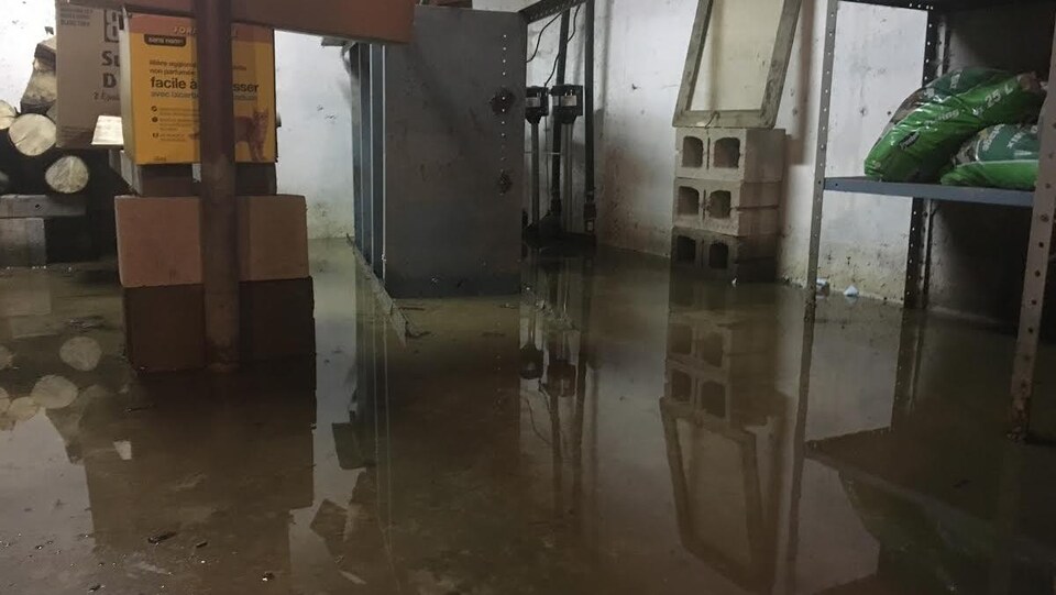Un sous-sol inondé