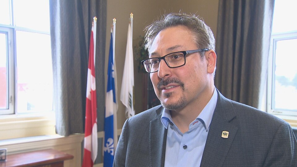 Steve Lussier, maire de Sherbrooke.