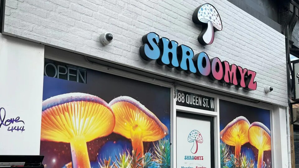 La façade du magasin Shroomyz à Toronto.
