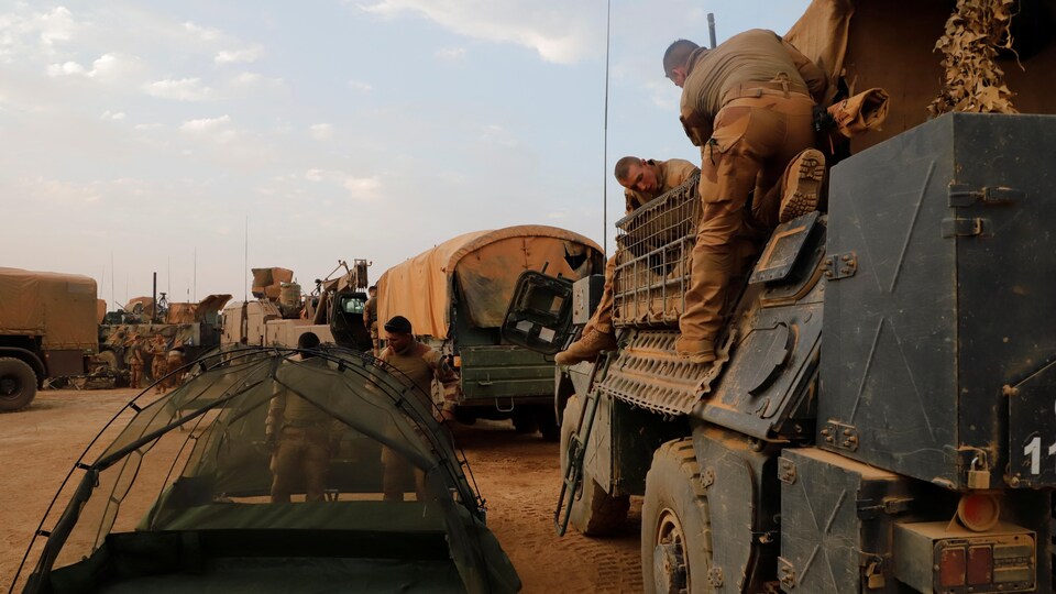 Des soldats français au Mali le 17 avril 2022