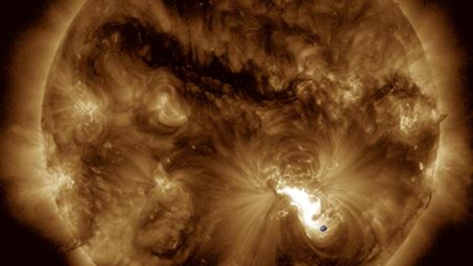 La surface du Soleil.