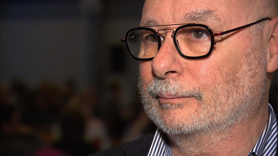 Le président-directeur général du CISSS de la Côte-Nord, Marc Fortin, accorde une entrevue à Radio-Canada.