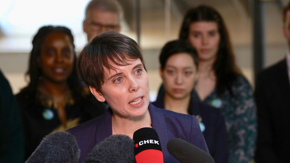 Leader parlementaire à l'Assemblée législative, Sonia Furstenau vise la direction du Parti vert.