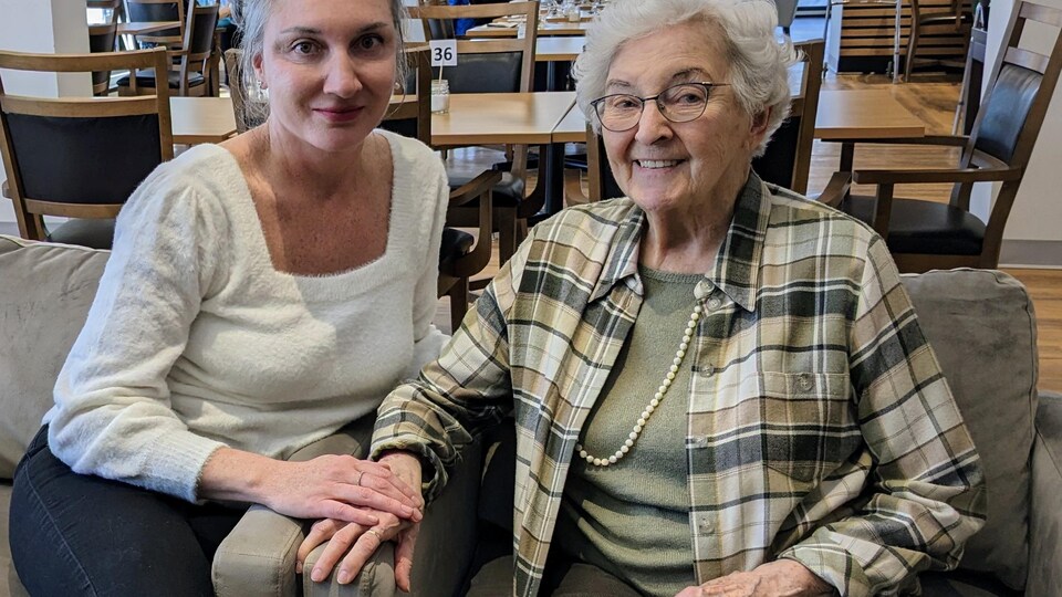 Sophie Goulet et sa mère Madeleine Guay.