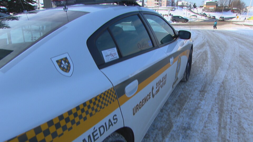 Une autopatrouille de la Sûreté du Québec