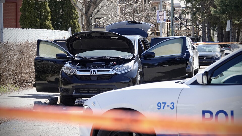 The vehicle of the killer of Stéphane Dupuis was found burnt in the borough of Saint-Léonard.