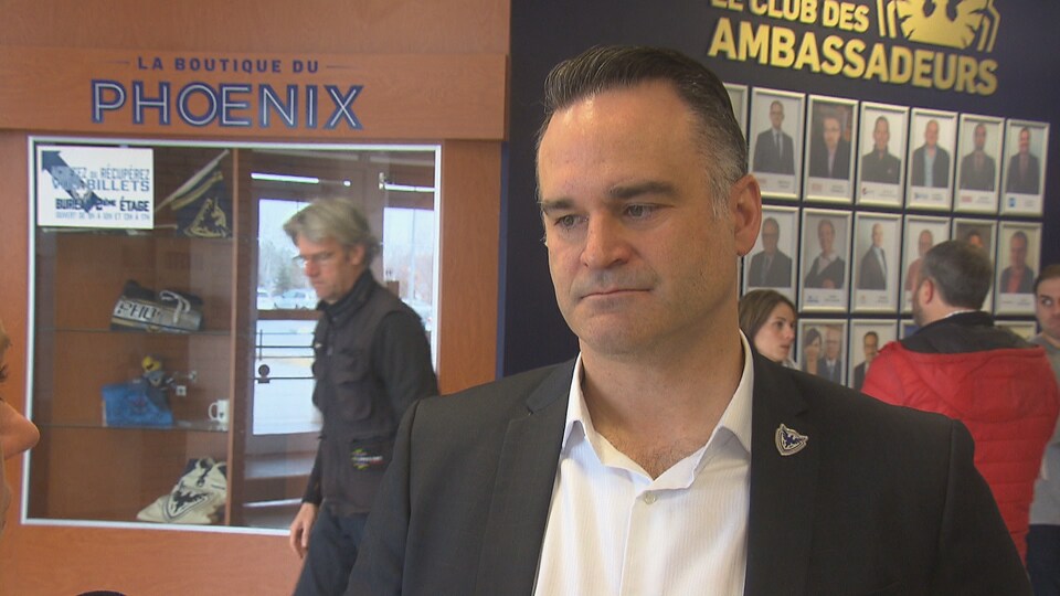 L'entraîneur du Phoenix de Sherbrooke, Stéphane Julien