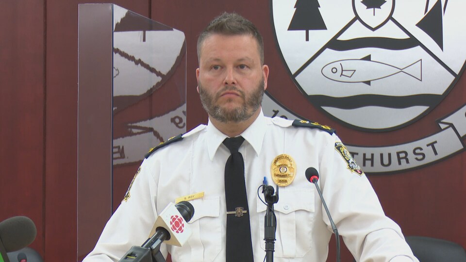 Stéphane Roy est le chef de la police de Bathurst.