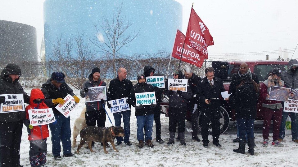 Mobilisation pour dénoncer les problèmes de sécurité aux installations