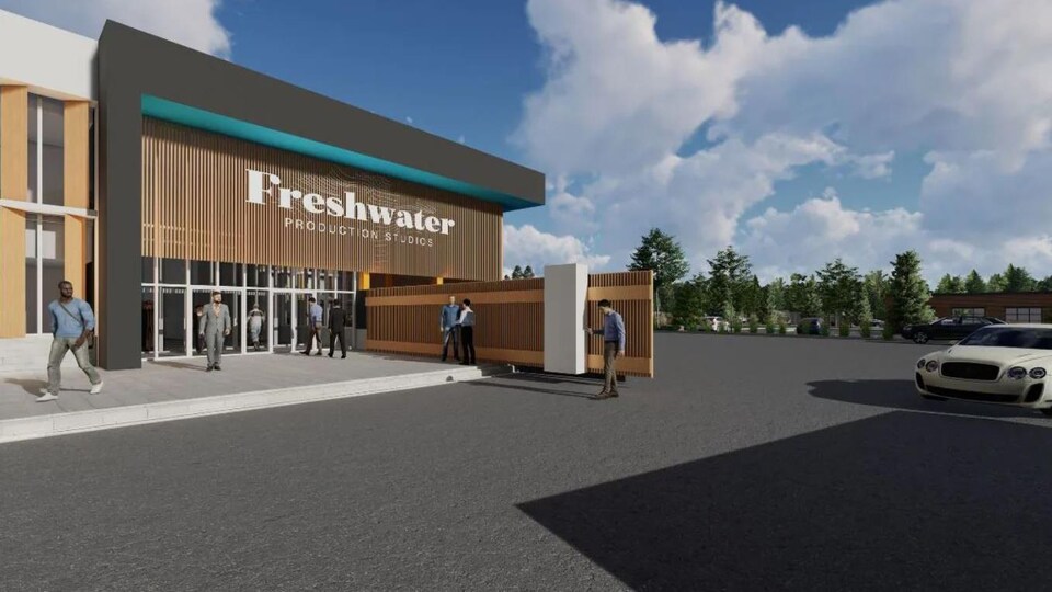 Les studios de production Freshwater seraient construits dans le quartier de divertissement Kingsway proposé à Sudbury.