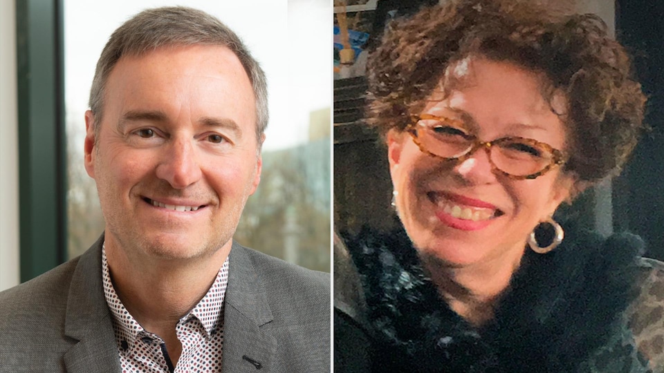 The two victims, François Duchesne and Suzanne Clermont