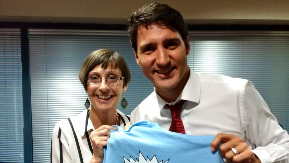 Suzy Kies et Justin Trudeau