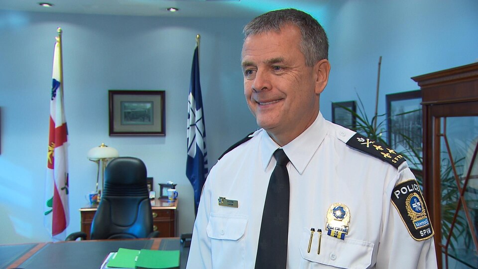 Sylvain Caron, directeur du SPVM.