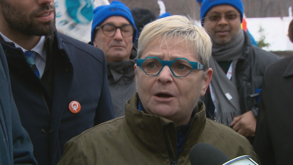 Sylvie Nelson, présidente du syndicat des travailleurs.