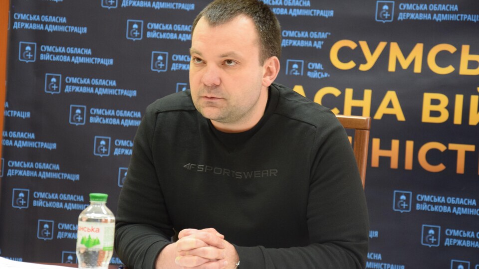 Taras Savchenko en conférence de presse.