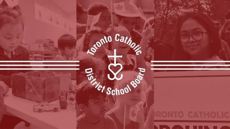 Une illustration comprenant le logo du TCDSB