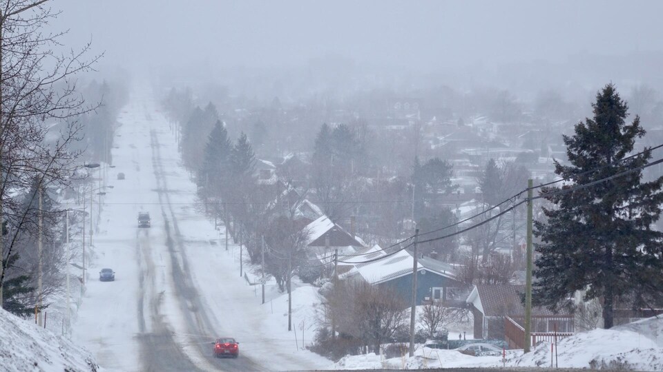 Avenue de la cathédrale à Rimouski