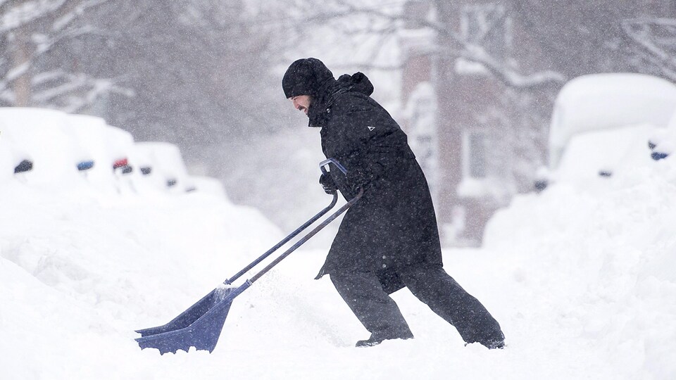 Lendemain de tempête à Montréal