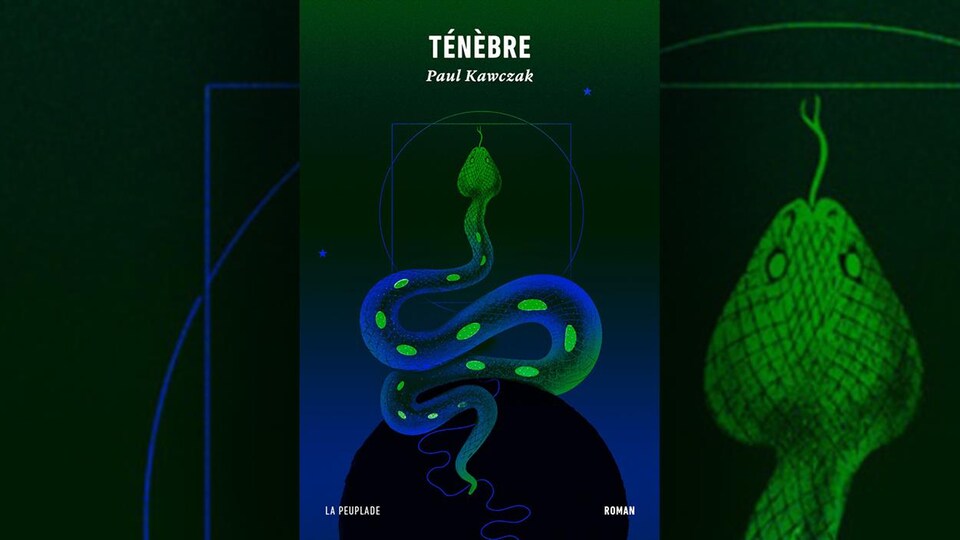 Un serpent est représenté sur la page couverture.