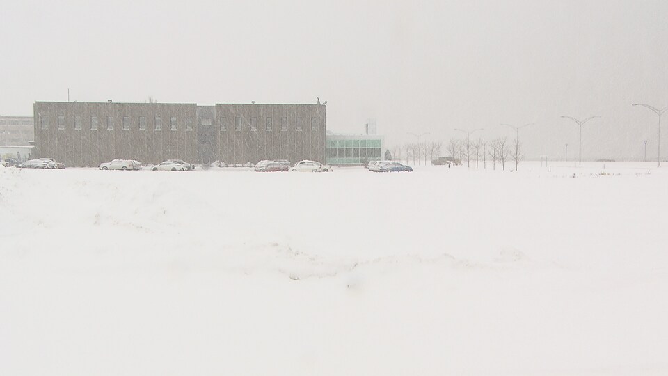 L'ancien terrain de Cooprix et de la SAQ à Rimouski