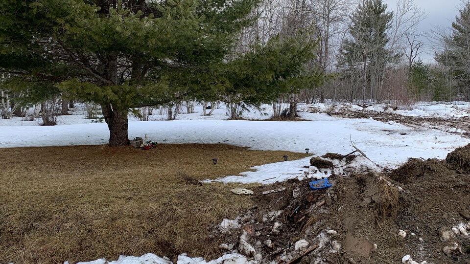 À Kouchibouguac, il ne reste plus rien de la maison de Jackie Vautour