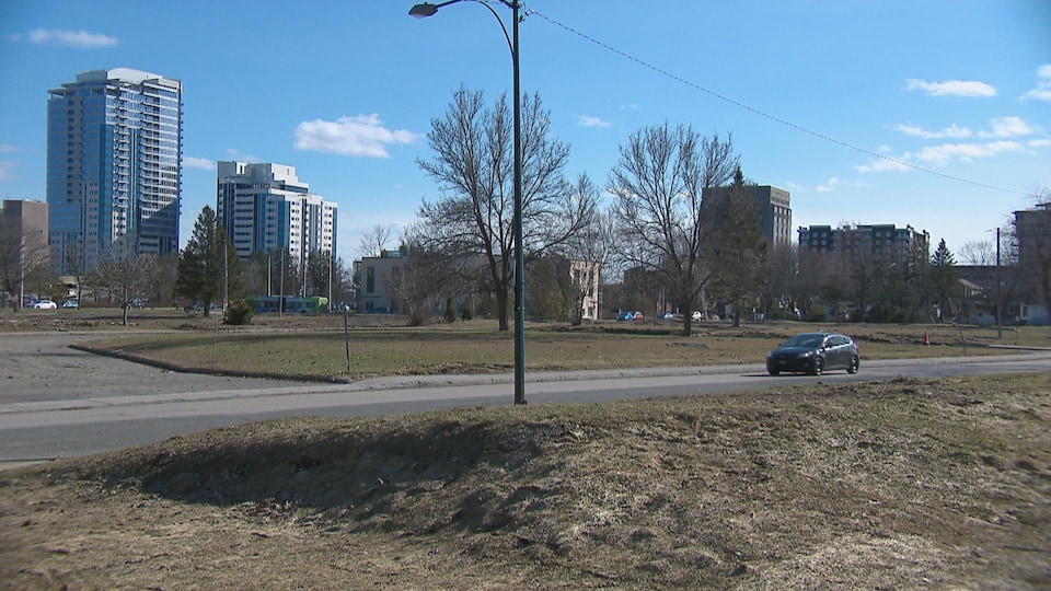 Les terrains vacants de la Défense nationale, à Sainte-Foy à Québec.