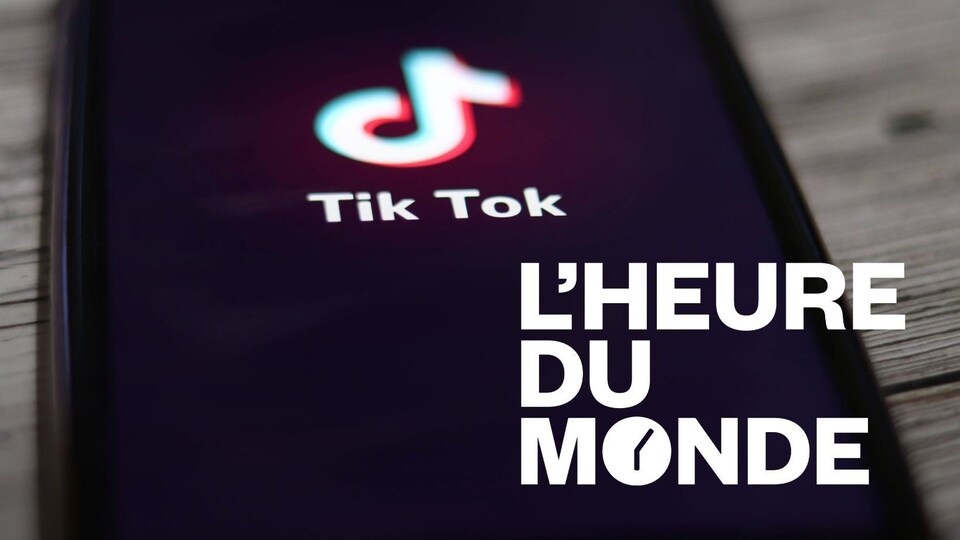 L'application TikTok ouverte sur un téléphone intelligent.