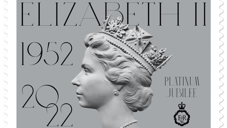 Platinum Jubilee of Elizabeth II stamp.