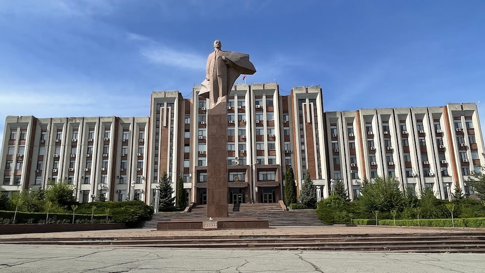 Statue de Lénine à Tiraspol.