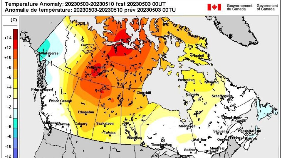 Températures records dans le sud des Territoires du NordOuest Radio