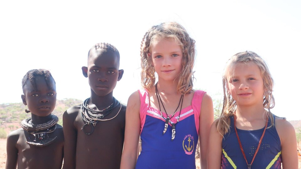 Une photo de voyage de la famille Cummings-Gallant, lors de leur tour du monde.
