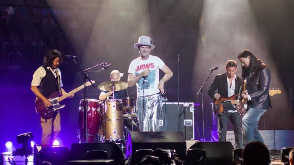 The Tragically Hip en concert en 2016 à Edmonton