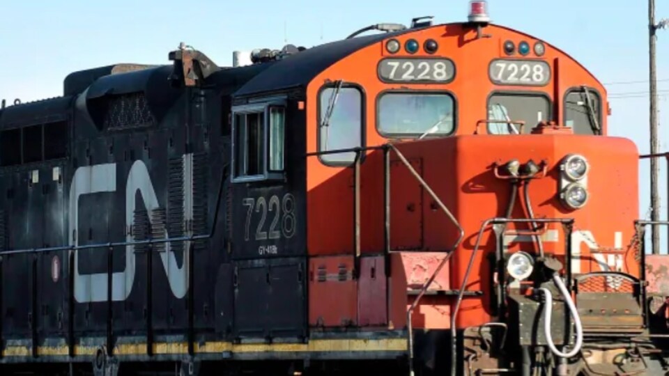 Un train du Canadien National.