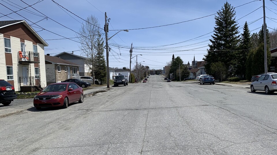La rue des Oblats, à Rouyn-Noranda.