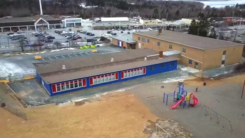 L'école francophone des Beaux-Marais dans la communauté de Porters Lake, près d'Halifax.