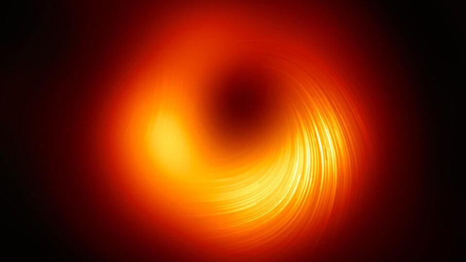 L'image du trou noir de la galaxie M87.