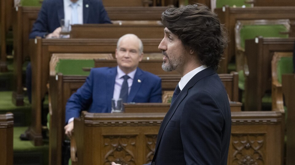 Justin Trudeau en Chambre.
