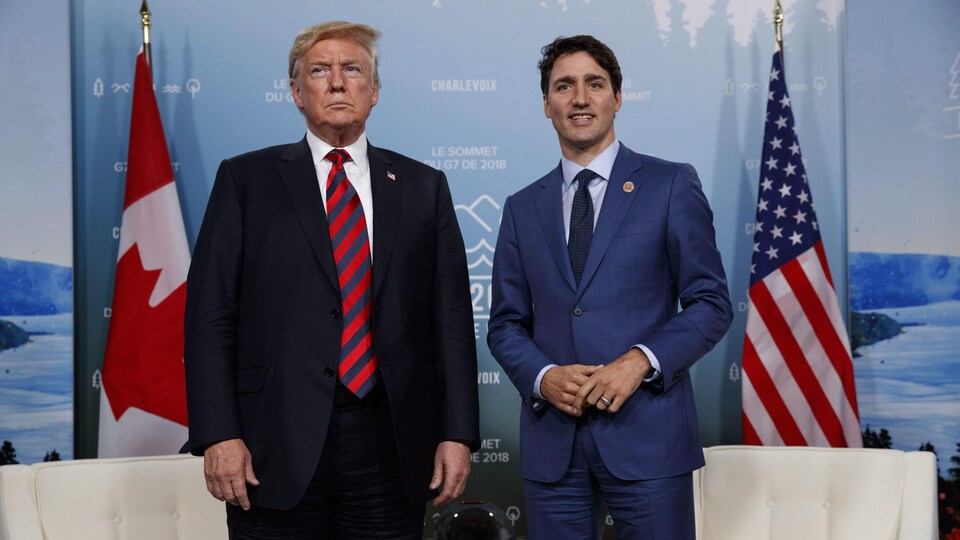 Donald Trump et Justin Trudeau