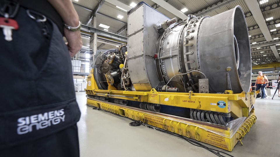 Une turbine du gazoduc Nord Stream 1.